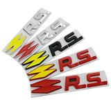 Renault RS Logo Metal Car Rear Sticker Emblem Badge Decal