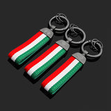 Volkswagen VW R Nylon Webbing Car Keychain Pendant Key Chain Holder