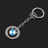 BMW Diamond Metal Car Key Rings Keychain Pendant