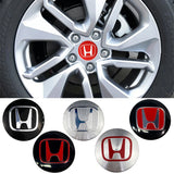 4pcs/set 56mm Honda Car Wheel Center Hub Cap Sticker Decal