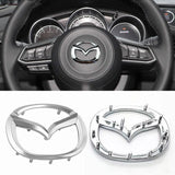 Mazda ABS Car Steering Wheel Sticker Auto Emblem Badge Decal