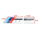 BMW M5 Metal Car Rear Sticker Decal