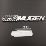Car Front Grille Badge MUGEN Emblem for Honda Accord Civic CRV Crosstour H-RV Nsx Pilot Odyssey City CRZ Fit Spirior AVANCIER