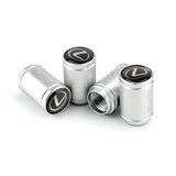 4pcs/set Lexus Logo Sport Matte Car Air Valve Stem Caps Auto Tyre Valve Covers
