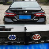 Front Emblem Rear Trunk Badge Steering Wheel Center Sticker for Toyota