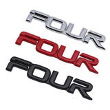 Car Trunk Emblem Decoration Sticker for Toyota FOUR Logo Auto Whole Body Badge Decal Exterior Accessories