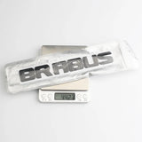 20x3cm Mercedes Benz Brabus Metal Car Rear Emblem Decal Trunk Badge Sticker