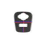 Carbon Fiber Car Cigarette Lighter Panel Decal Decoration Cover Sticker for Mini Cooper