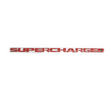 Jeep Supercharged Logo Metal Car Rear Sticker Trunk Emblem Badge Decal