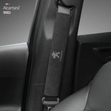 2pcs/set Peugeot Suede Car Safety Belt Pads Shoulder Covers