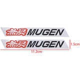 2PCS Car Rear Trunk Emblem Fender Side Badge Sticker for Mugen Logo Jazz Pilot Civic Accord City FIT CRV HRV Crosstour Odyssey