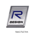 Volvo RDESIGN Inscription AWD Logo Metal Car Rear Sticker Decal Emblem Badge