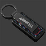 BMW M Power M3 M5 Suede Car Keyring Metal Key Chain Holder Pendant