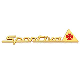 Alfa Romeo Sportiva Clover Logo Metal Car Side Body Sticker Decal Emblem Badge