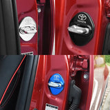 4pcs/set Toyota Stainless Steel Car Door Lock Cover Protection