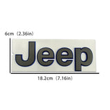 Jeep ABS Car Front Hood Emblem Badge Body Side Sticker Rear Decal
