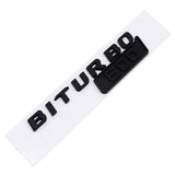 Mercedes Benz BITURBO 700 800 900 Logo ABS Car Rear Sticker