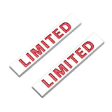 2PCS Dodge 4x4 LIMITED Logo Car Trunk Sticker Body Side Emblem Badge