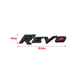 19.5x4.5CM ABS Car Sticker Trunk Body Badge Decoration for HILUX REVO Logo Refitting Rear 3D Emblem Styling Accessories