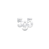 Abarth 595 Competizione Turismo Logo Metal Car Body Emblem Badge Rear Sticker Decal