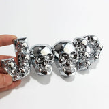 Jeep Skull ABS Car Front Emblem Badge Auto Rear Trunk Sticker Decal