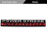 Ford Power Stroke Diesel V8 Metal Car Rear Sticker Auto Body Emblem Badge Decal