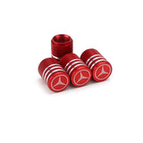 4pcs/set Mercedes Benz Metal Car Wheel Tire Valve Stem Caps Covers