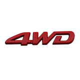 Car Styling Trunk Fender Side Badge Body Tailgate Sticker for Toyota 4WD Aygo CHR Auris Auto Emblem Decal Exterior Accessories