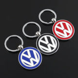 For Volkswagen VW Passat B5 B6 Polo Tiguan Beetle Caddy Golf 5 Jetta Touareg Touran Car Badge Key Chain Keyring Auto Metal Keychain Pendant