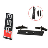 Audi S3 S4 S5 S6 S7 S8 RS3 RS4 RS5 RS6 RS7 RS8 Logo ABS Car Front Grille Emblem Badge