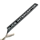 Dodge Police Interceptor Logo ABS Car Rear Sticker Trunk Emblem Badge Decal