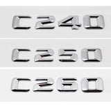 Mercedes Benz C240 C250 C260 C280 C300 C320 C350 C400 C500 Car Rear Stickers Decals Badge