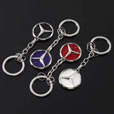 Mercedes Benz Diamond Metal Car Key Rings Keychain Pendant