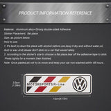 Volkswagen VW Logo Aluminum Alloy Car Body Sticker Nameplate Rear Emblem Badge Decal