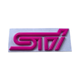 Subaru STI Logo Metal Car Rear Sticker Decal Emblem Badge