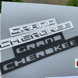 Jeep Grand Cherokee ABS Car Body Fender Sticker Trunk Emblem Badge