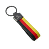 Mercedes Benz Nylon Webbing Car Keyring Keychain Pendant