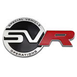 Land Rover SVR Logo Metal Car Front Grille Emblem Badge Rear Sticker Decal