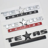 Jeep Texas Edition ABS Car Rear Sticker Decal Auto Body Side Emblem Badge