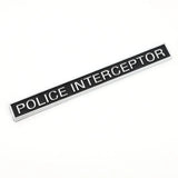 Dodge Police Interceptor Logo Metal Car Sticker Emblem Badge Decal