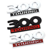 Jeep 300 TOURING Logo Metal Car Fender Side Sticker Rear Emblem Badge Decal