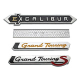 ABS Car Trunk Emblem Sticker Decoration for Toyota EXCALIBUR WHITE EDITION Grand Touring S Aygo CHR Auris Rav4 Yaris Accessories