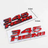 Dodge 345 392 HEMI Metal Car Rear Sticker Auto Side Emblem Badge Decal