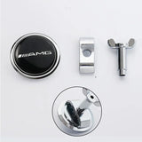 45mm Car Front Bonnet Hood Emblem Badge for Mercedes Benz W203 W204 AMG C E S Class W210 W211 W220