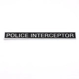 Dodge Police Interceptor Logo Metal Car Sticker Emblem Badge Decal