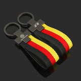 Volkswagen VW R Nylon Webbing Car Keychain Pendant Key Chain Holder