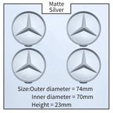 63.5mm 74mm ABS Car Wheel Center Covers for Mercedes Benz W166 W212 W213 W246 W176 W177 W205