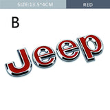 Jeep Metal Car Front Hood Sticker Decal Auto Trunk Emblem Badge
