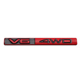 Car Trunk Badge Emblem Sticker for Toyota V6 4WD Reiz RAV4 Aygo Avensis Auto Whole Body Decal Exterior Accessories