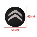 4pcs/set 65mm Citroen Car Wheel Center Hub Cap Sticker Decal